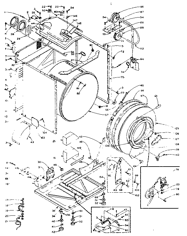 BASE AND TANK ASSEMBLY