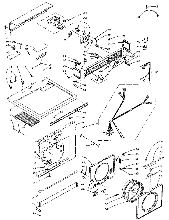 TOP AND FRONT ASSEMBLY