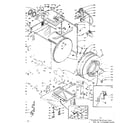 Kenmore 1106110504 base and tank assembly diagram