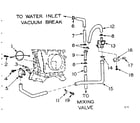 Kenmore 1106110505 blower inlet flush accessory diagram