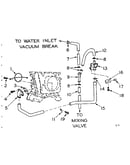 Blower inlet flush accessory