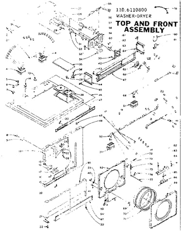 Top and front assembly