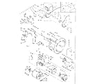 Kenmore 1106110800 blower, cylinder, pump and motor diagram