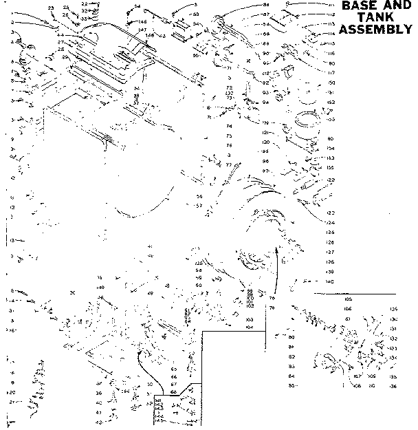 Base and tank assembly