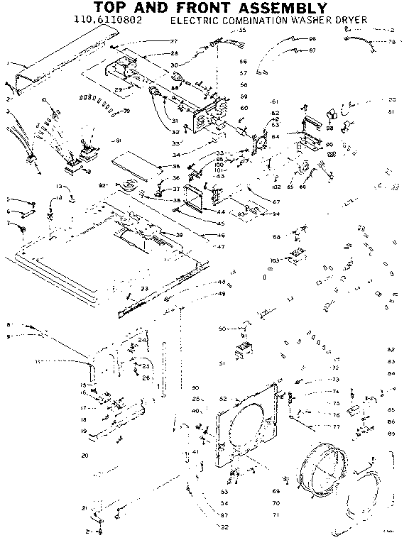 TOP AND FRONT ASSEMBLY
