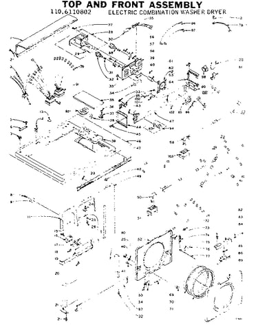 Top and front assembly