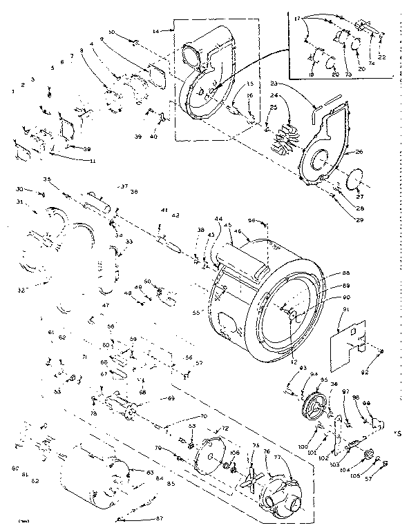BLOWER, CYLINDER, PUMP AND MOTOR