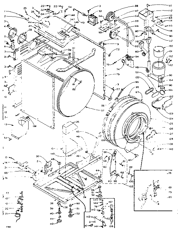 BASE AND TANK ASSEMBLY