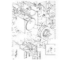 Kenmore 1106110802 base and tank assembly diagram
