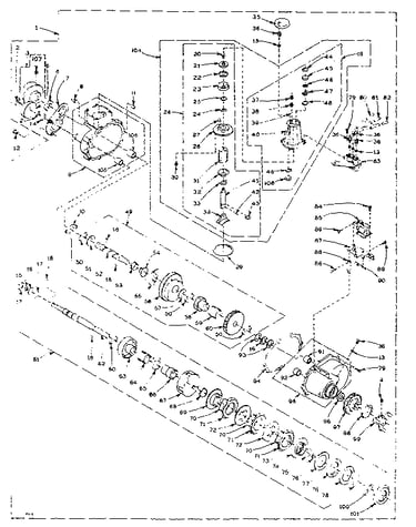 Speed changer assembly