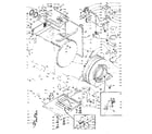 Kenmore 1106110803 base and tank assembly diagram