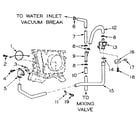 Kenmore 1106110803 blower inlet flush accessory diagram