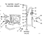 Kenmore 1106110804 blower inlet flush accessory diagram