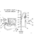 Blower inlet flush accessory