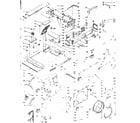 Kenmore 1106110805 top and front assembly diagram