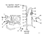 Kenmore 1106110805 blower inlet flush accessory diagram