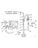 Blower inlet flush accessory