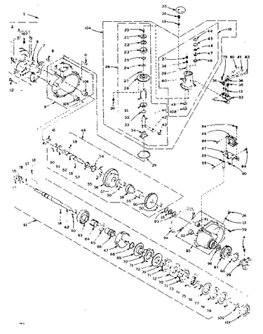 Speed changer assembly