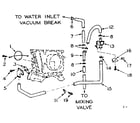Kenmore 1106110807 blower inlet flush accessory diagram
