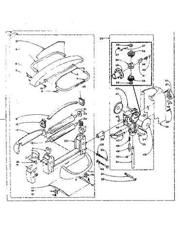 Wringer and wringer gear case assembly