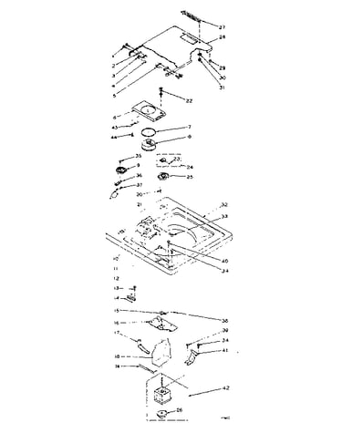 Top and control assembly