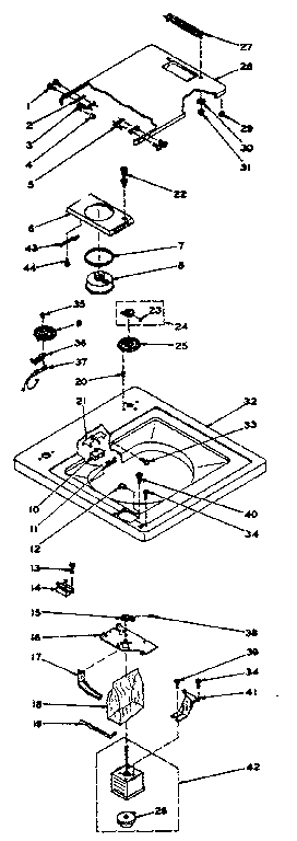 Top and control assembly