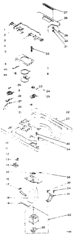 Top and control assembly