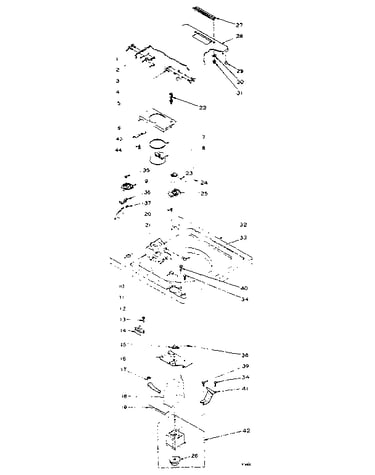 Top and control assembly