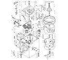 Kenmore 1106114221 machine sub-assembly diagram