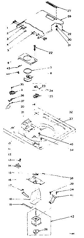 Top and control assembly