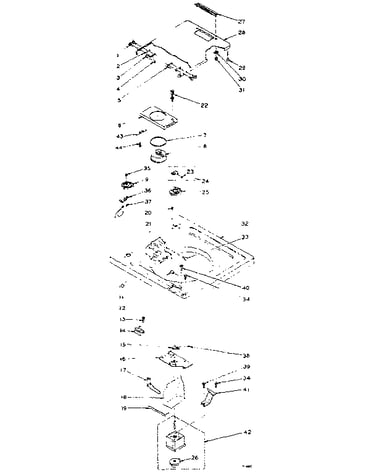 Top and control assembly