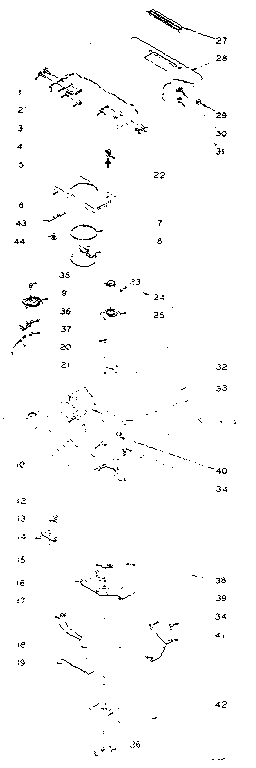 Top and control assembly