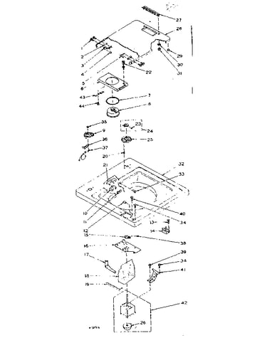 Top and control assembly