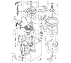 Kenmore 1106114241 machine sub-assembly diagram