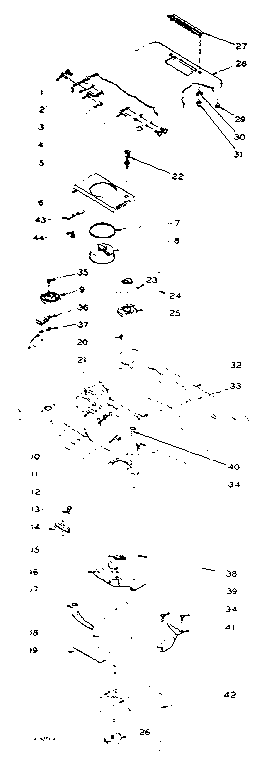 Top and control assembly