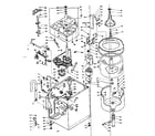Kenmore 1106114253 machine sub-assembly diagram