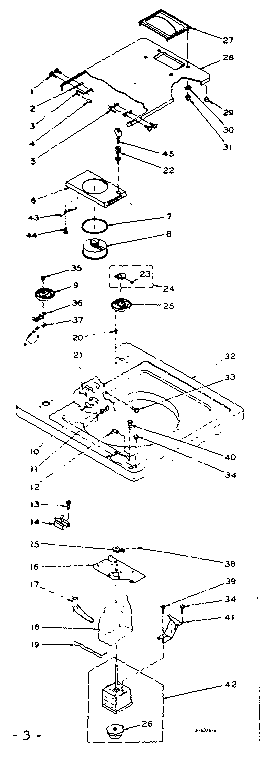 Top and control assembly