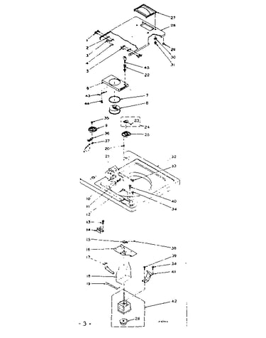 Top and control assembly