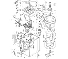 Kenmore 1106114254 machine sub-assembly diagram