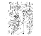 Kenmore 1106114255 machine sub-assembly diagram