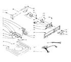 Kenmore 1106115550 machine top assembly diagram
