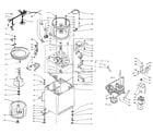 Kenmore 1106114710 machine sub-assembly diagram