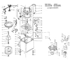 Kenmore 1106115720 machine sub-assembly diagram
