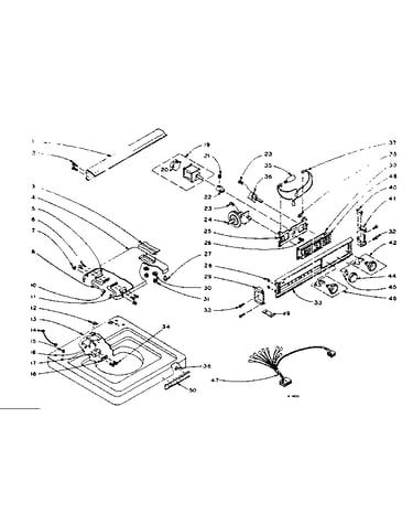 Machine top assembly
