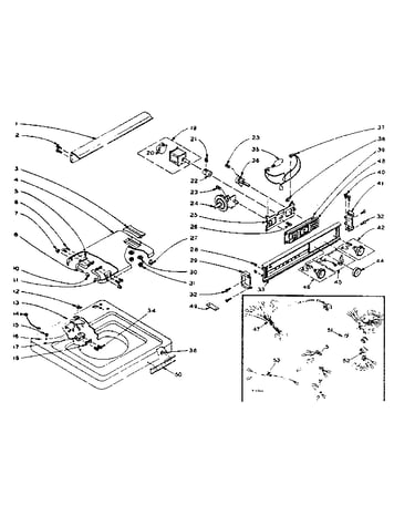 Machine top assembly