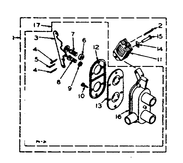 Two way valve assembly