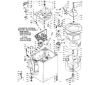 Kenmore 1106114780 machine sub-assembly diagram