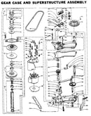 Gear case and superstructure assembly