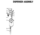 Kenmore 1106114850 dispenser assembly diagram