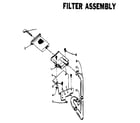 Kenmore 1106114850 filter assembly diagram